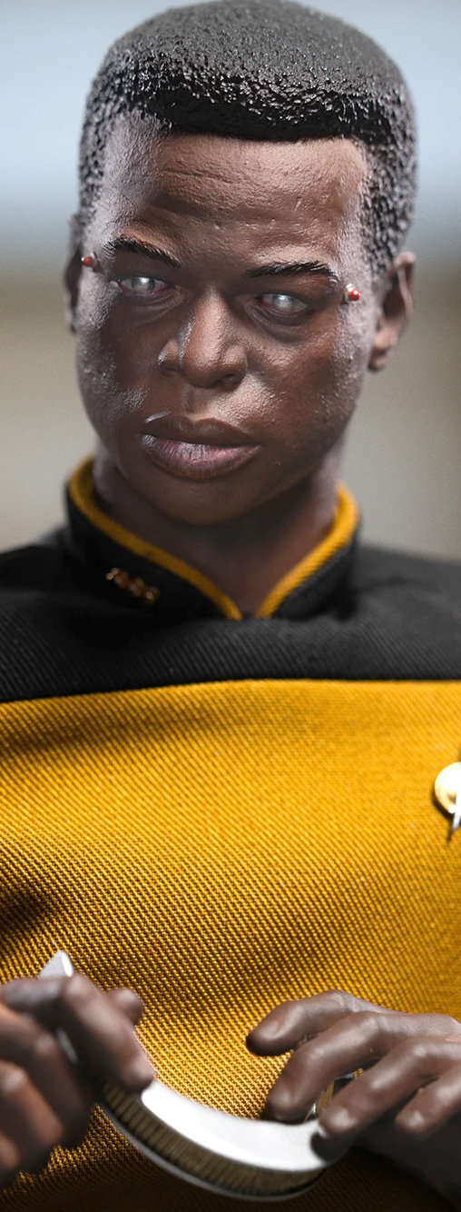 Star Trek - The Next Generation: Lt. Commander Geordi La Forge, 1/6 Figur von EXO-6