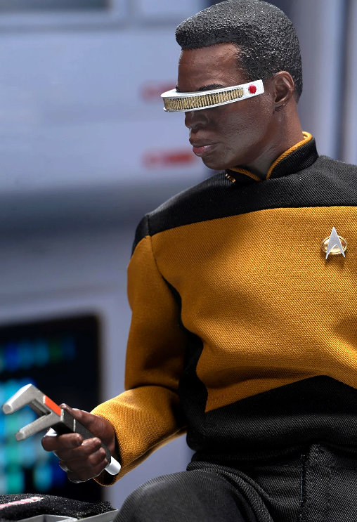 Star Trek - The Next Generation: Lt. Commander Geordi La Forge, 1/6 Figur von EXO-6