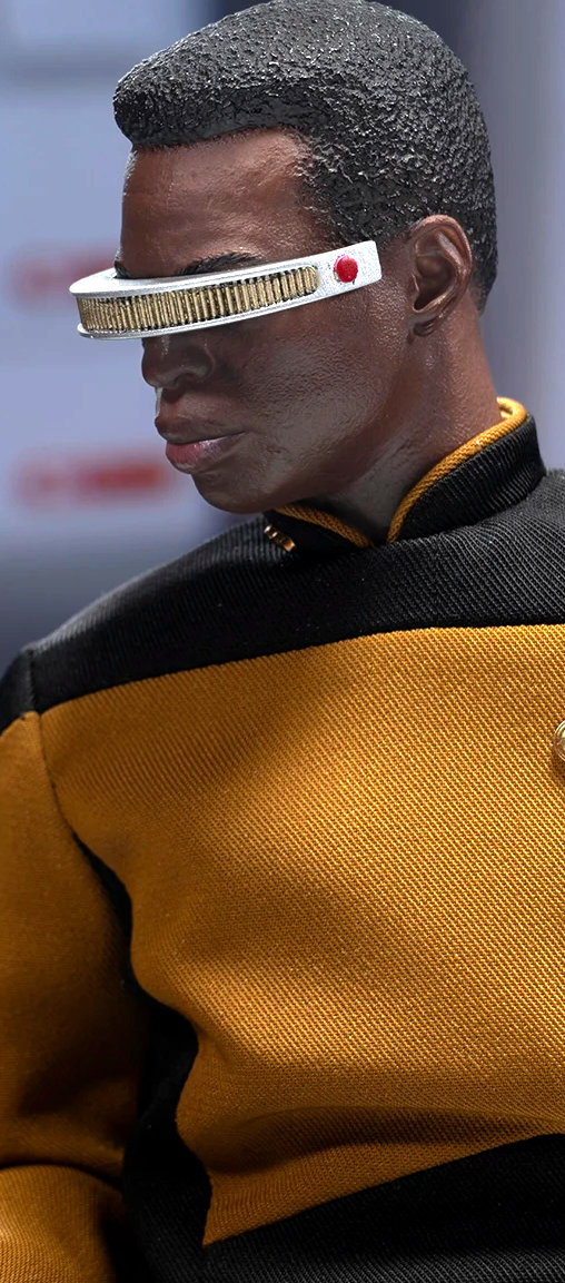 Star Trek - The Next Generation: Lt. Commander Geordi La Forge, 1/6 Figur von EXO-6