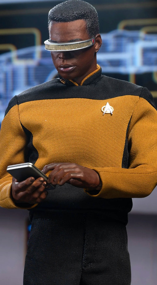Star Trek - The Next Generation: Lt. Commander Geordi La Forge, 1/6 Figur von EXO-6