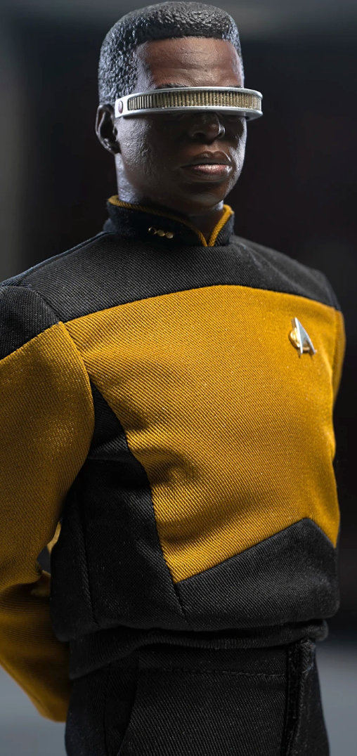 Star Trek - The Next Generation: Lt. Commander Geordi La Forge, 1/6 Figur von EXO-6