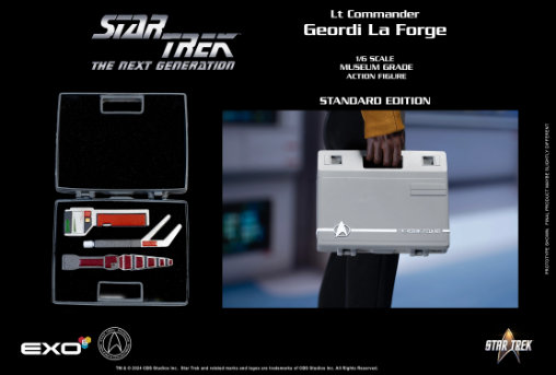 Star Trek - The Next Generation: Lt. Commander Geordi La Forge, 1/6 Figur von EXO-6