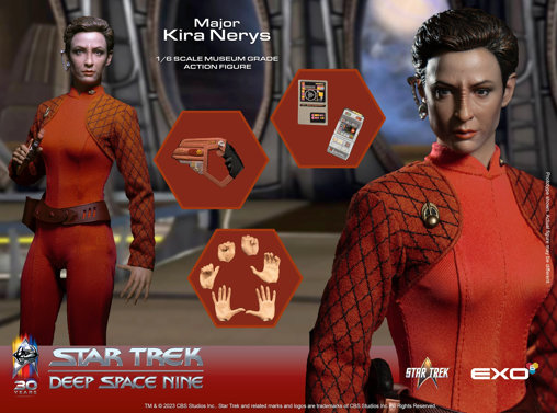 Star Trek - Deep Space Nine: Major Kira Nerys , 1/6 Figur von EXO-6
