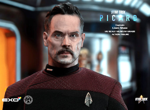 Star Trek - Picard: Captain Liam Shaw, 1/6 Figur von EXO-6