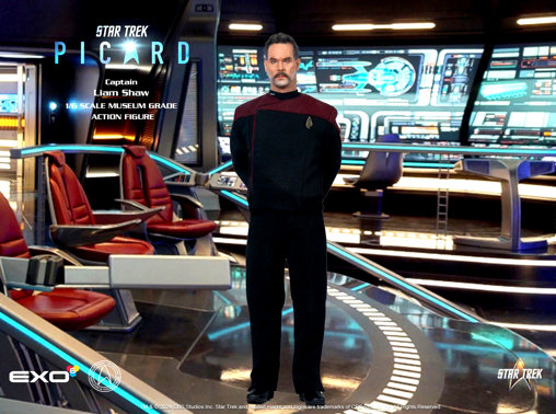 Star Trek - Picard: Captain Liam Shaw, 1/6 Figur von EXO-6