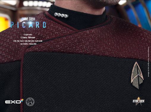 Star Trek - Picard: Captain Liam Shaw, 1/6 Figur von EXO-6