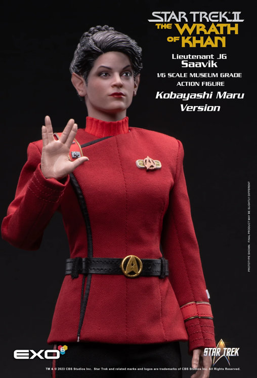 Star Trek - The Wrath of Khan: Lieutenant Saavik - Kobayashi Maru Version, 1/6 Figur von EXO-6