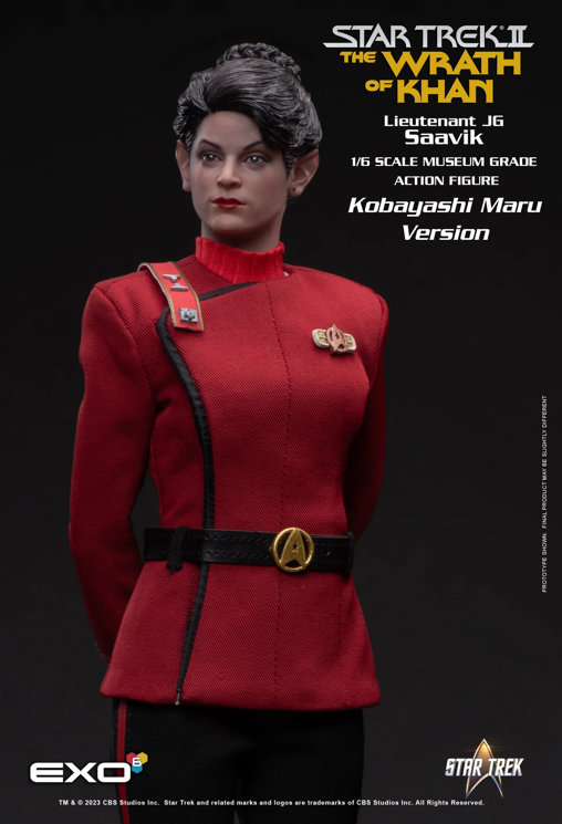 Star Trek - The Wrath of Khan: Lieutenant Saavik - Kobayashi Maru Version, 1/6 Figur von EXO-6