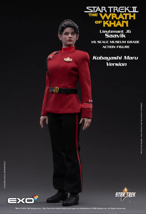 Star Trek - The Wrath of Khan: Lieutenant Saavik - Kobayashi Maru Version, 1/6 Figur von EXO-6