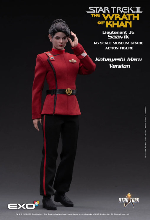 Star Trek - The Wrath of Khan: Lieutenant Saavik - Kobayashi Maru Version, 1/6 Figur von EXO-6