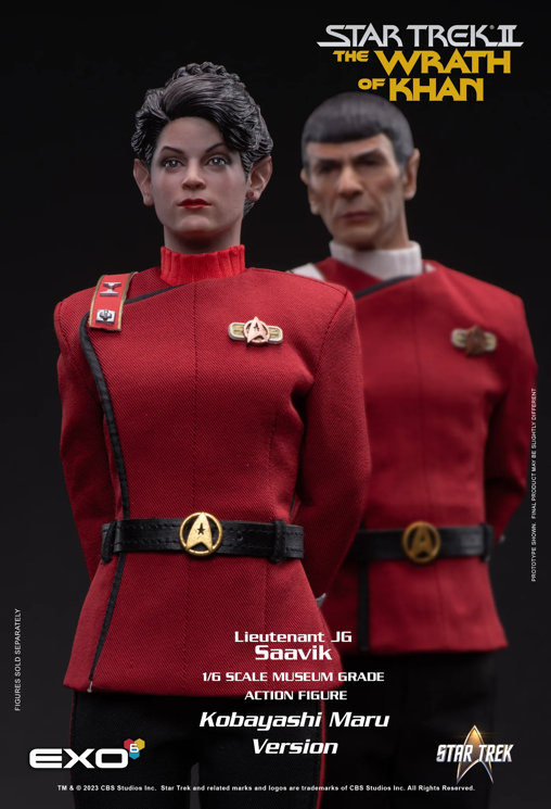 Star Trek - The Wrath of Khan: Lieutenant Saavik - Kobayashi Maru Version, 1/6 Figur von EXO-6