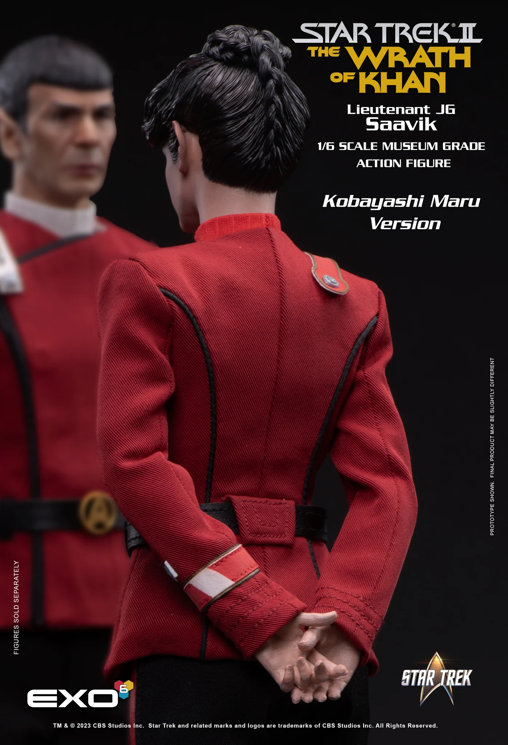 Star Trek - The Wrath of Khan: Lieutenant Saavik - Kobayashi Maru Version, 1/6 Figur von EXO-6