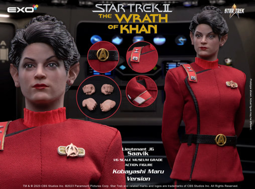 Star Trek - The Wrath of Khan: Lieutenant Saavik - Kobayashi Maru Version, 1/6 Figur von EXO-6