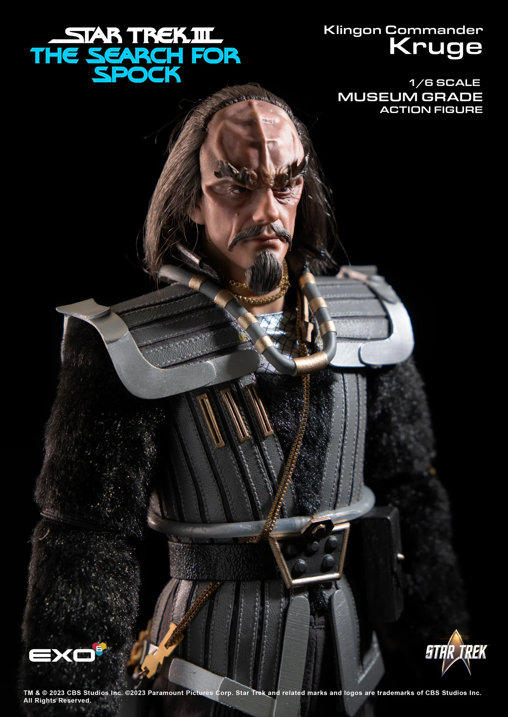 Star Trek - The Search for Spock: Klingon Commander Kruge, 1/6 Figur von EXO-6