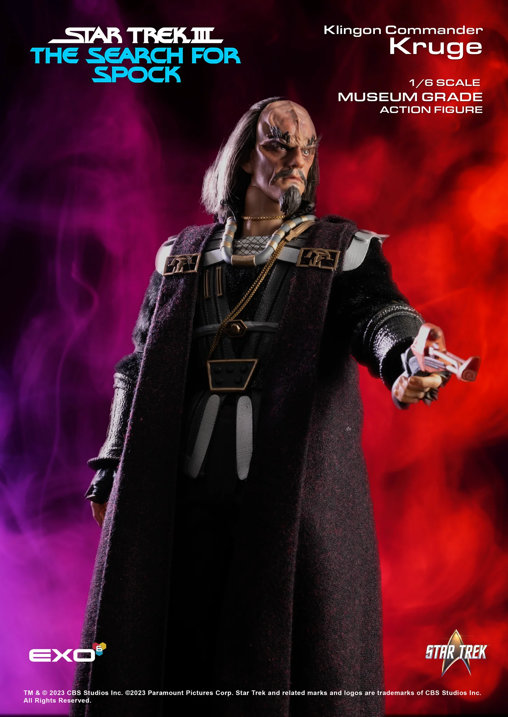 Star Trek - The Search for Spock: Klingon Commander Kruge, 1/6 Figur von EXO-6