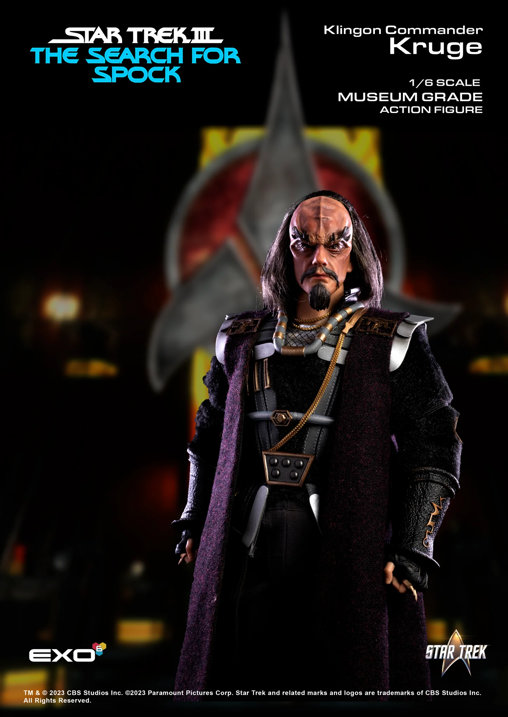 Star Trek - The Search for Spock: Klingon Commander Kruge, 1/6 Figur von EXO-6
