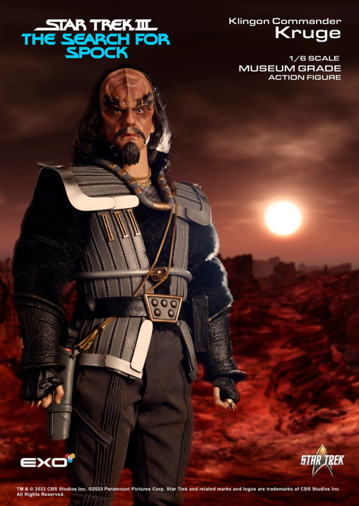 Star Trek - The Search for Spock: Klingon Commander Kruge, 1/6 Figur von EXO-6