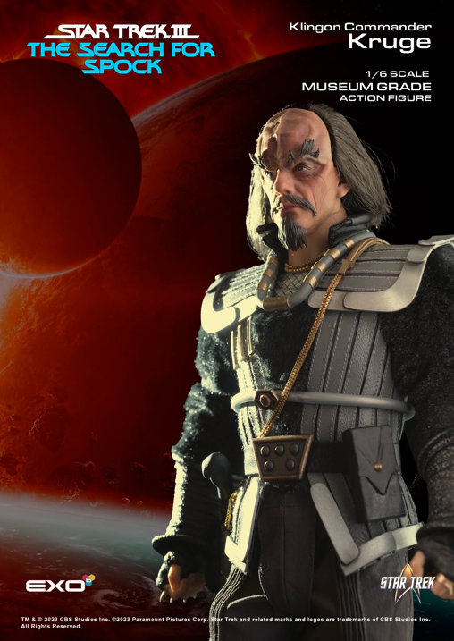 Star Trek - The Search for Spock: Klingon Commander Kruge, 1/6 Figur von EXO-6