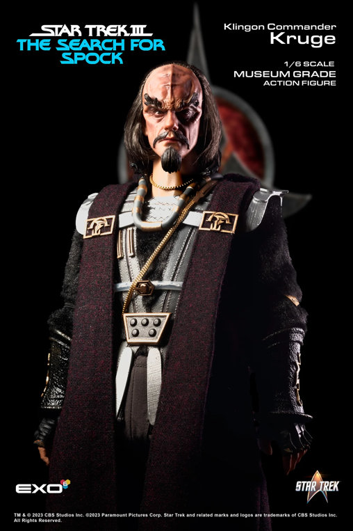Star Trek - The Search for Spock: Klingon Commander Kruge, 1/6 Figur von EXO-6