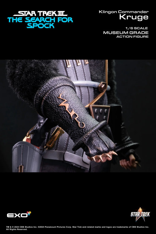 Star Trek - The Search for Spock: Klingon Commander Kruge, 1/6 Figur von EXO-6