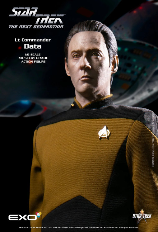 Star Trek - The Next Generation: Commander Data - Essential Version, 1/6 Figur von EXO-6