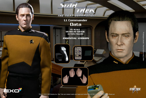 Star Trek - The Next Generation: Commander Data - Essential Version, 1/6 Figur von EXO-6