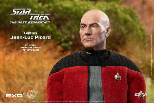 Star Trek - The Next Generation: Captain Jean-Luc Picard, 1/6 Figur von EXO-6