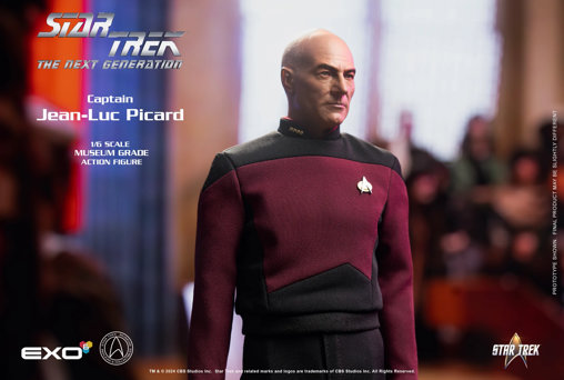 Star Trek - The Next Generation: Captain Jean-Luc Picard, 1/6 Figur von EXO-6