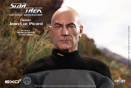 Star Trek - The Next Generation: Captain Jean-Luc Picard, 1/6 Figur von EXO-6
