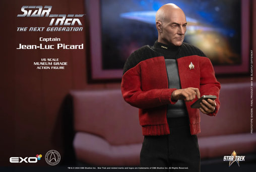 Star Trek - The Next Generation: Captain Jean-Luc Picard, 1/6 Figur von EXO-6