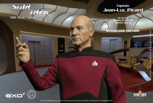 Star Trek - The Next Generation: Captain Jean-Luc Picard, 1/6 Figur von EXO-6