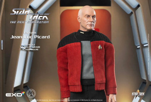 Star Trek - The Next Generation: Captain Jean-Luc Picard, 1/6 Figur von EXO-6