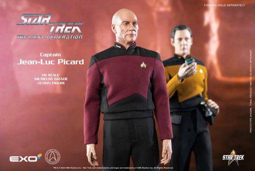 Star Trek - The Next Generation: Captain Jean-Luc Picard, 1/6 Figur von EXO-6