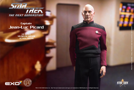 Star Trek - The Next Generation: Captain Jean-Luc Picard, 1/6 Figur von EXO-6