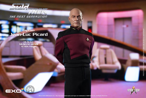 Star Trek - The Next Generation: Captain Jean-Luc Picard, 1/6 Figur von EXO-6