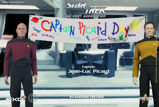 Star Trek - The Next Generation: Captain Jean-Luc Picard, 1/6 Figur von EXO-6