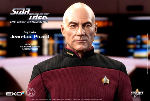 Star Trek - The Next Generation: Captain Jean-Luc Picard - Essential Duty Uniform, 1/6 Figur von EXO-6