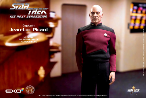 Star Trek - The Next Generation: Captain Jean-Luc Picard - Essential Duty Uniform, 1/6 Figur von EXO-6