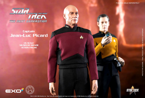 Star Trek - The Next Generation: Captain Jean-Luc Picard - Essential Duty Uniform, 1/6 Figur von EXO-6