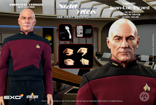 Star Trek - The Next Generation: Captain Jean-Luc Picard - Essential Duty Uniform, 1/6 Figur von EXO-6