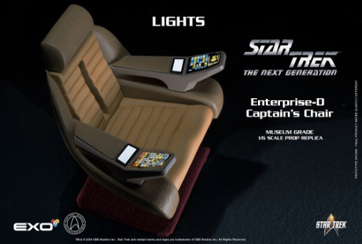 Star Trek - The Next Generation: Captain Jean-Luc Picards Chair, Fertig-Modell von EXO-6