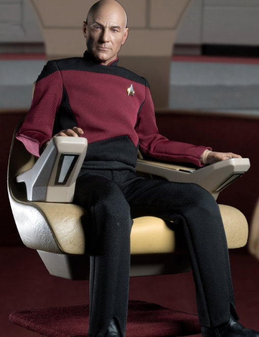 Star Trek - The Next Generation: Captain Jean-Luc Picards Chair, Fertig-Modell von EXO-6