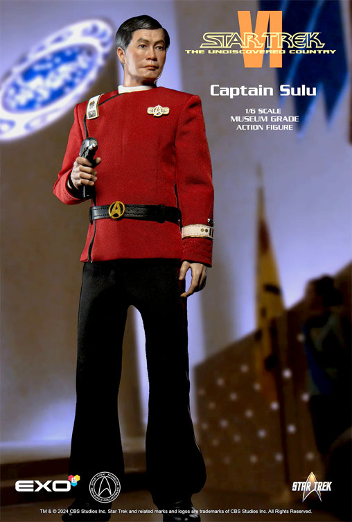 Star Trek VI - The Undiscovered Country: Captain Hikaru Sulu, 1/6 Figur von EXO-6