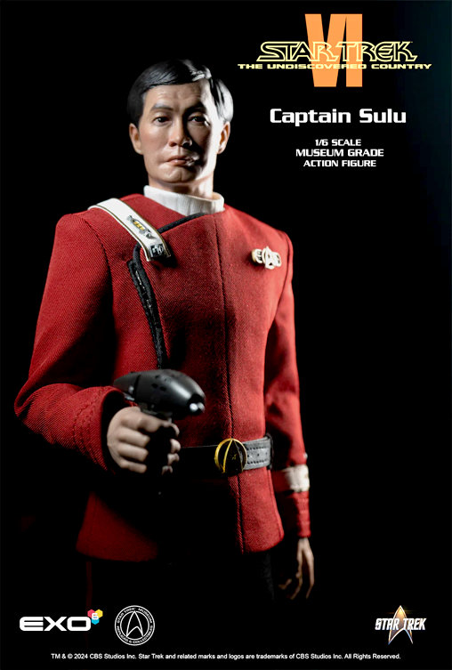 Star Trek VI - The Undiscovered Country: Captain Hikaru Sulu, 1/6 Figur von EXO-6