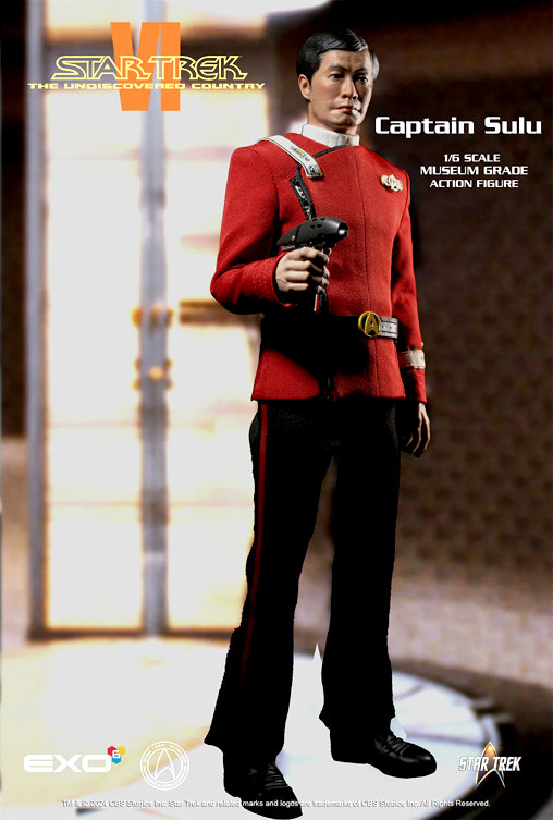 Star Trek VI - The Undiscovered Country: Captain Hikaru Sulu, 1/6 Figur von EXO-6