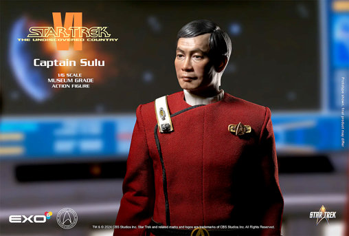 Star Trek VI - The Undiscovered Country: Captain Hikaru Sulu, 1/6 Figur von EXO-6