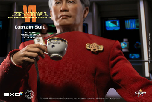 Star Trek VI - The Undiscovered Country: Captain Hikaru Sulu, 1/6 Figur von EXO-6