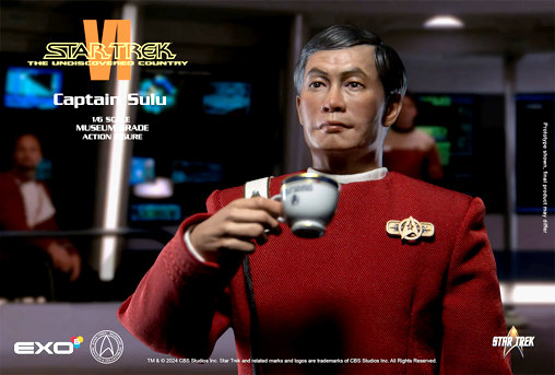 Star Trek VI - The Undiscovered Country: Captain Hikaru Sulu, 1/6 Figur von EXO-6