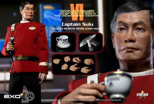 Star Trek VI - The Undiscovered Country: Captain Hikaru Sulu, 1/6 Figur von EXO-6