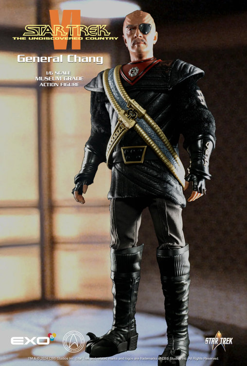 Star Trek VI - The Undiscovered Country: General Chang, 1/6 Figur von EXO-6